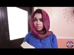 Arab teen Ada gets a warm pussy Cream in their house